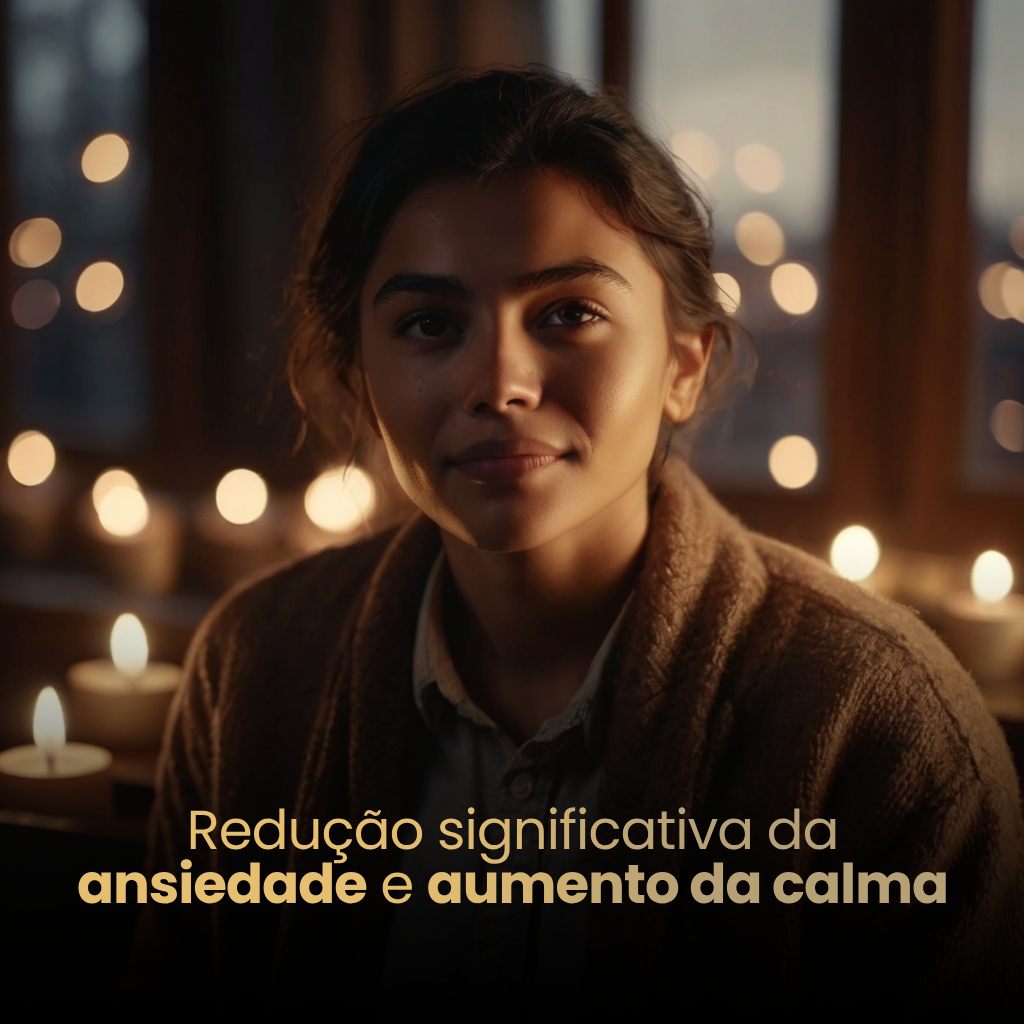Redução significativa da ansiedade
